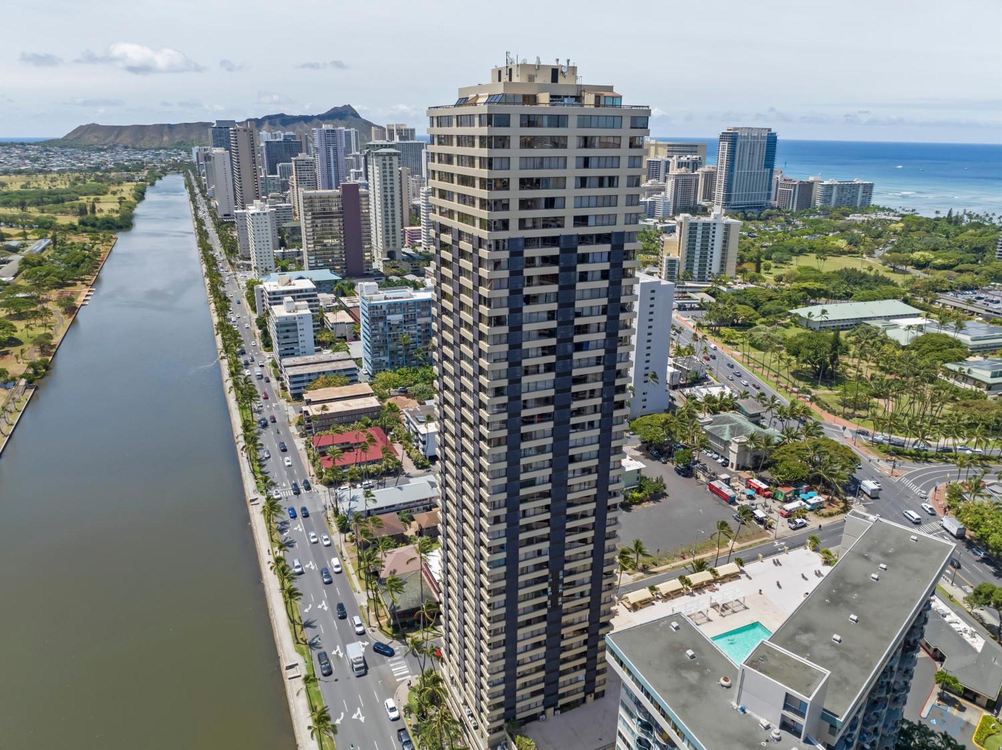 Hawaiian Monarch Penthouse 401 By Hawaii Ocean Club Apartment Хонолулу Екстериор снимка